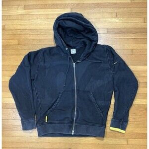 Vintage Y2K Nike Full Zip Black Hoodie Sweatshirt White Tag Men’s Large Jacket